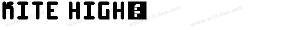 Kite High字体转换
